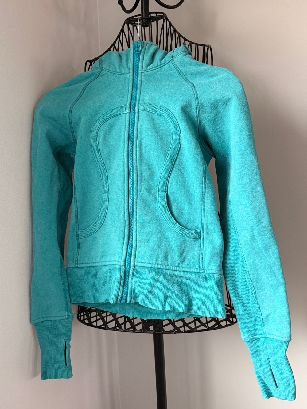 lululemon athletica Turquoise Full-Zip Hoodie